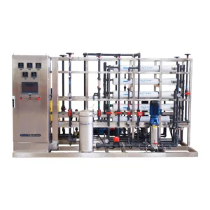 750LPH Double Pass RO System And Mixed Bed Syst...